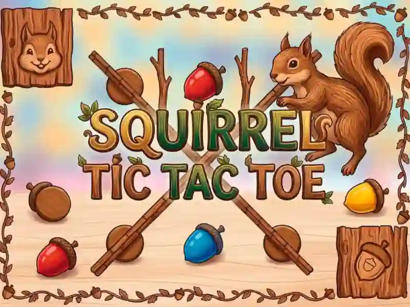 Jeu Squirrel Tic Tac Toe en ligne