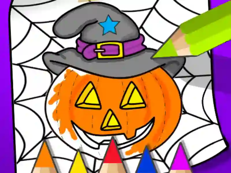 Jeu Halloween Coloring Book en ligne