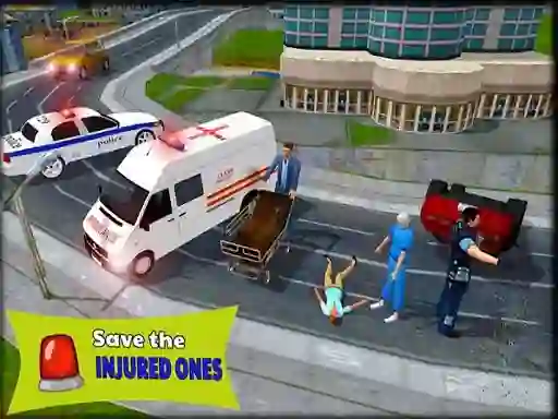Jeu Ambulance Rescue Driver Simulator 2018 en ligne