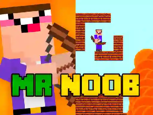 Jeu Mr Noob vs Zombies en ligne