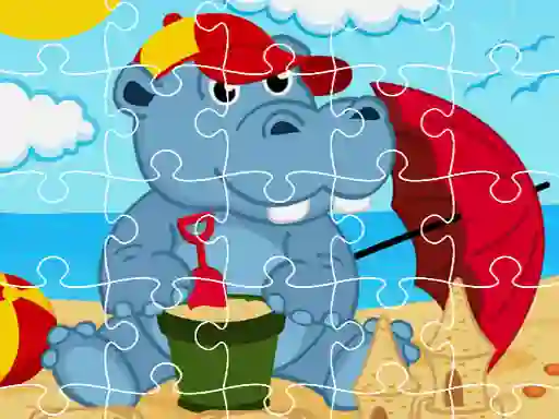 Jeu Hippo Jigsaw en ligne