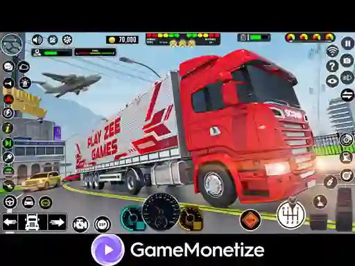 Jeu Crazy car transport truck en ligne