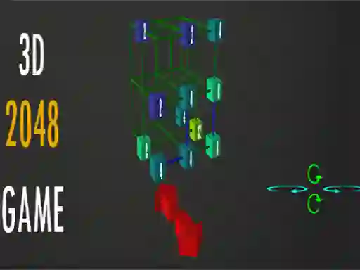 Jeu 2048 - 3D en ligne