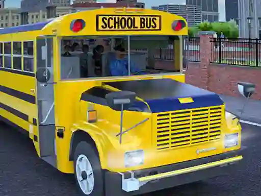 Jeu School Bus Game Driving Sim en ligne
