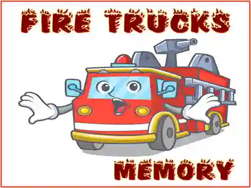 Jeu Fire Trucks Memory en ligne