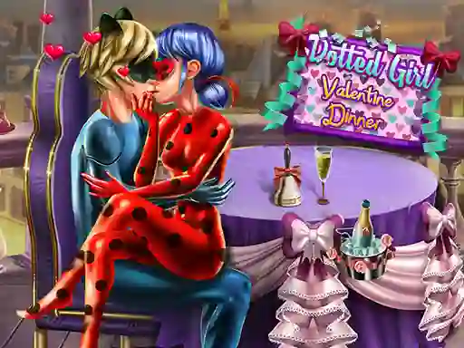 Jeu Dotted Girl Valentine Dinner en ligne