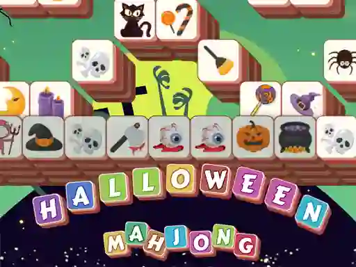 Jeu Halloween Mahjong Tiles en ligne