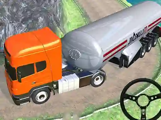Jeu Off road oil tanker transport truck en ligne
