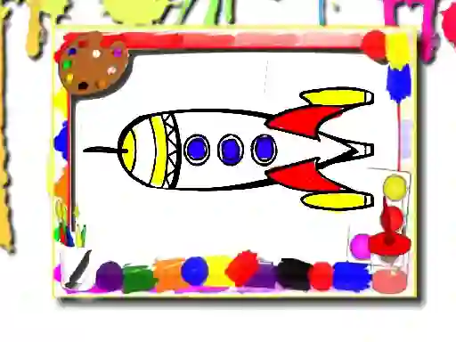 Jeu Rockets Coloring Book en ligne