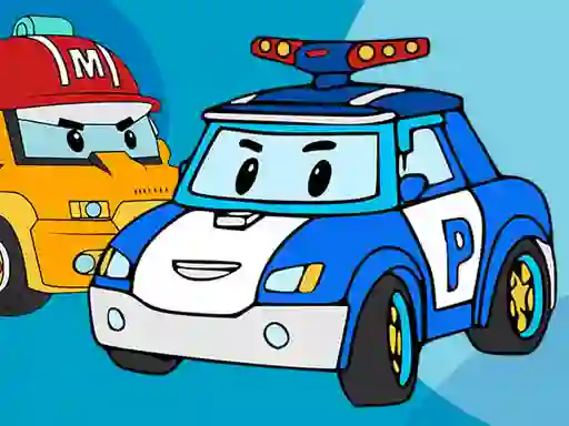 Jeu Robocar Coloring Book en ligne