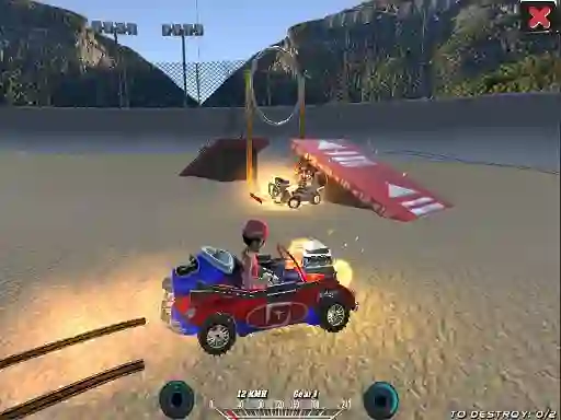 Jeu Demolition Cartoon Car Crash Derby en ligne