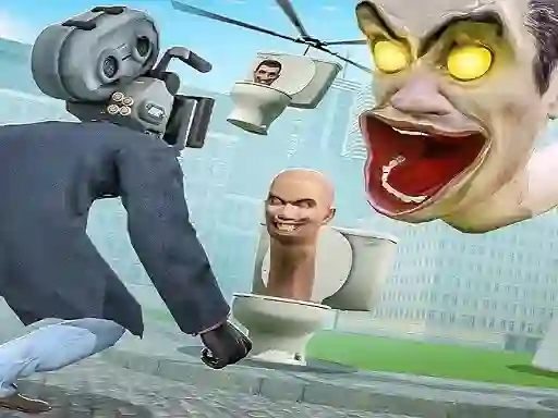 Jeu Skibidi Toilet TopDown Survival en ligne