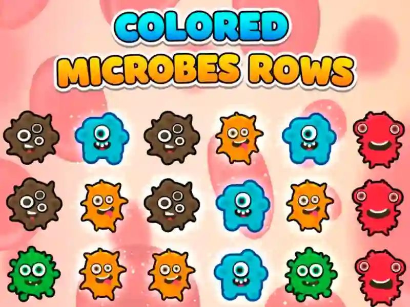 Jeu Colored Microbes Rows en ligne