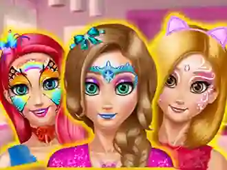 Jeu Princesses Room Face Painting en ligne