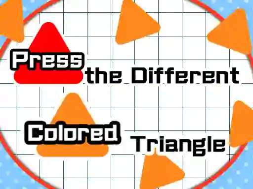 Jeu Press The Different Colored Triangle en ligne