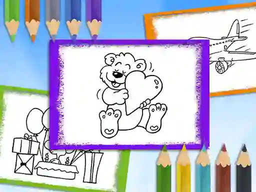 Jeu Cartoon Coloring Book en ligne