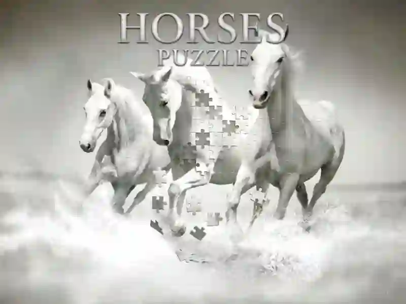 Jeu Horses Puzzle en ligne