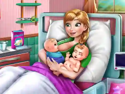 Jeu Ice Princess Twins Birth en ligne