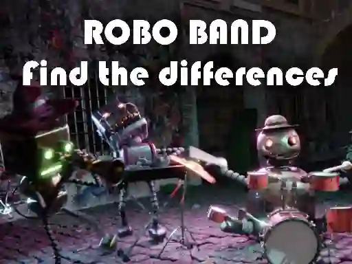 Jeu Robot Band - Find the Differences en ligne
