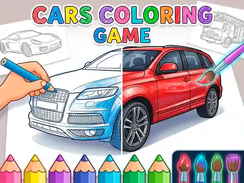 Jeu Cars Coloring Game en ligne
