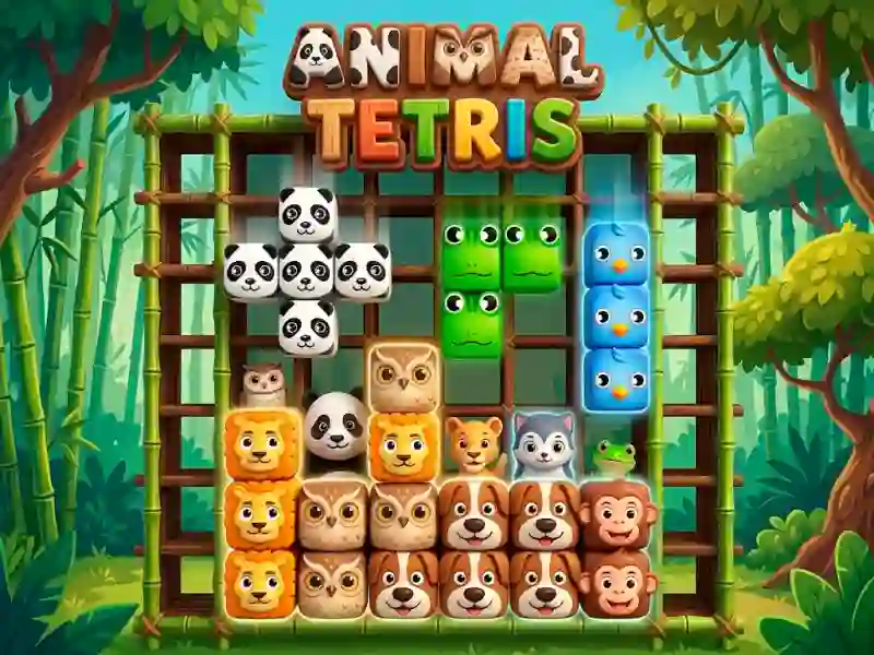 Jeu Animal Tetris en ligne