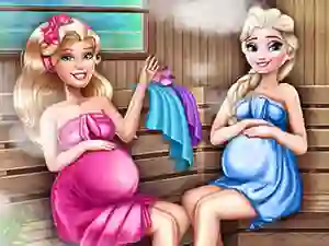 Jeu Cute Mommies Pregnant Sauna en ligne