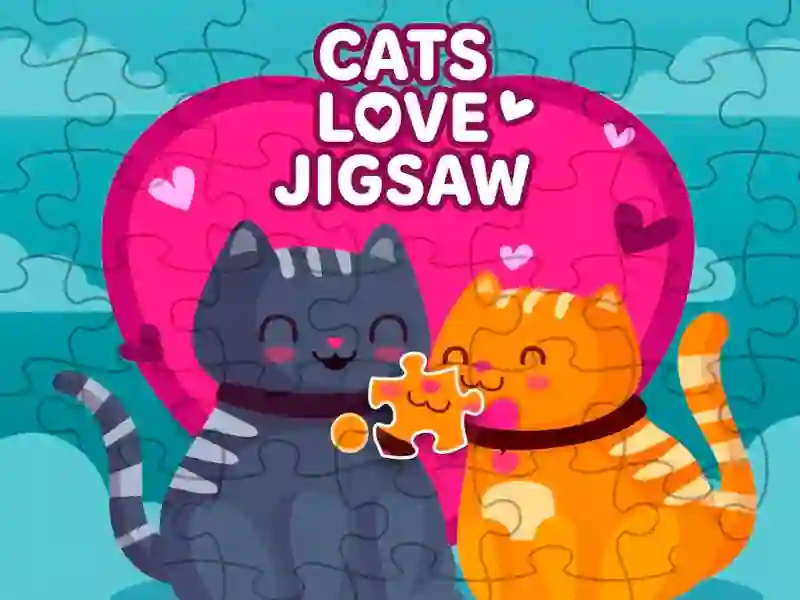 Jeu Cats love jigsaw en ligne