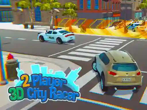Jeu 2 Player 3D City Racer en ligne
