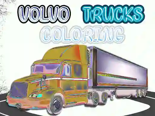 Jeu Volvo Trucks Coloring en ligne