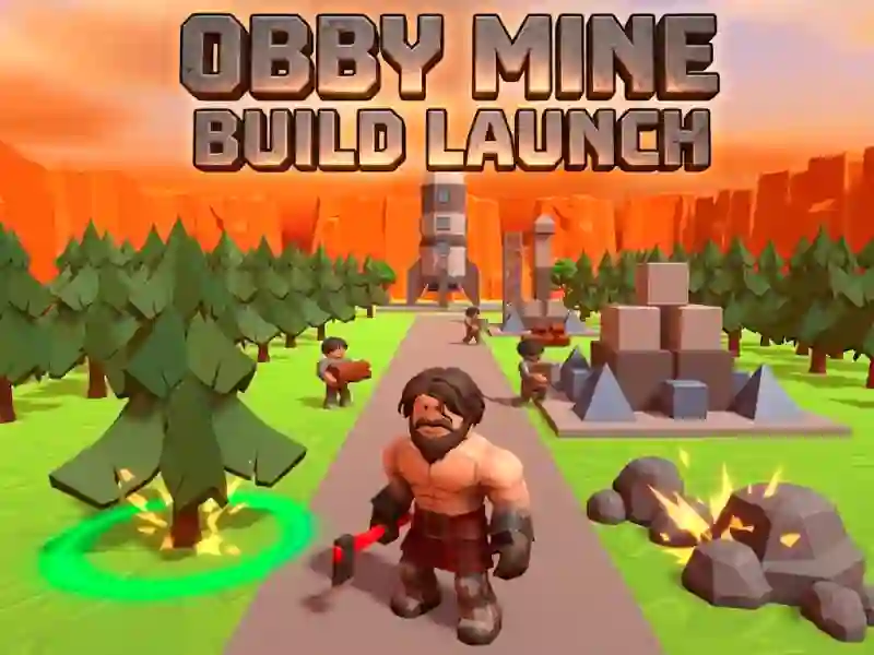 Jeu Obby Mine Build Launch en ligne