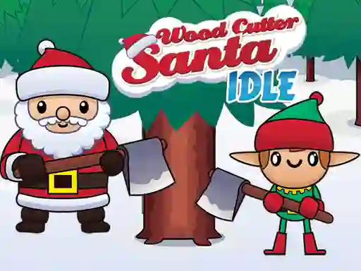 Jeu Wood Cutter Santa Idle en ligne