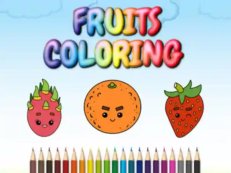 Jeu FRUITS COLORING en ligne