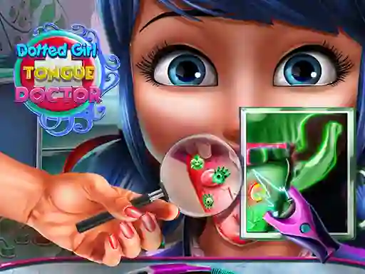 Jeu Dotted Girl Tongue Doctor en ligne