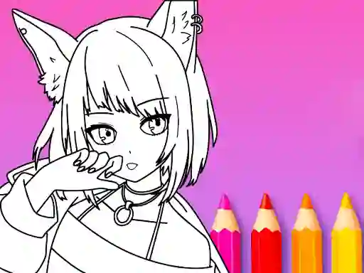 Jeu Anime Manga Coloring Book en ligne