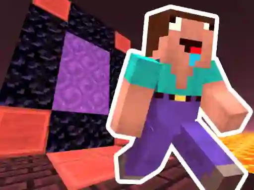 Jeu Noob Steve Nether en ligne