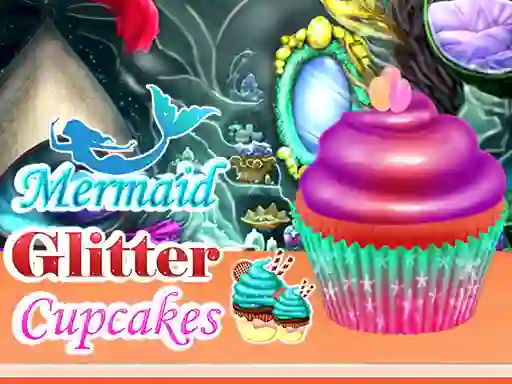 Jeu Mermaid Glitter Cupcakes en ligne