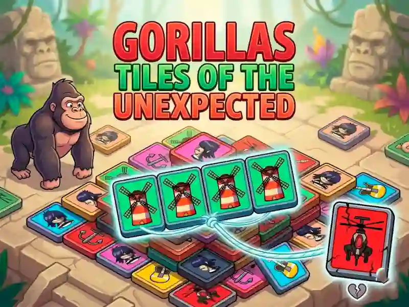 Jeu Gorillas Tiles Of The Unexpected en ligne