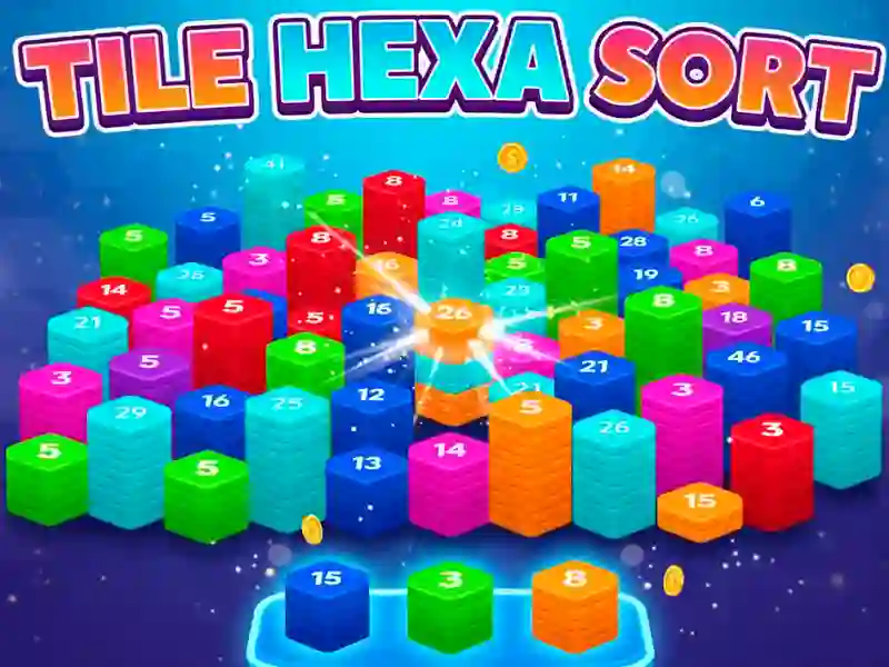 Jeu Tile Hexa Sort en ligne