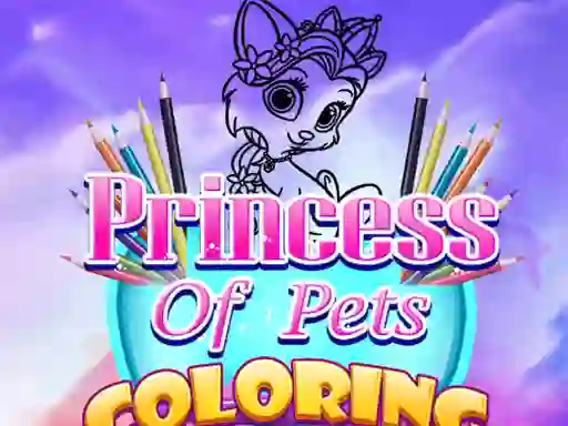 Jeu Princess Of Pets Coloring en ligne
