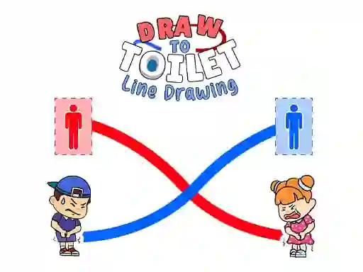 Jeu Draw To Toilet Line Drawing en ligne