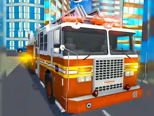 Jeu Fire City Truck Rescue Driving Simulator en ligne