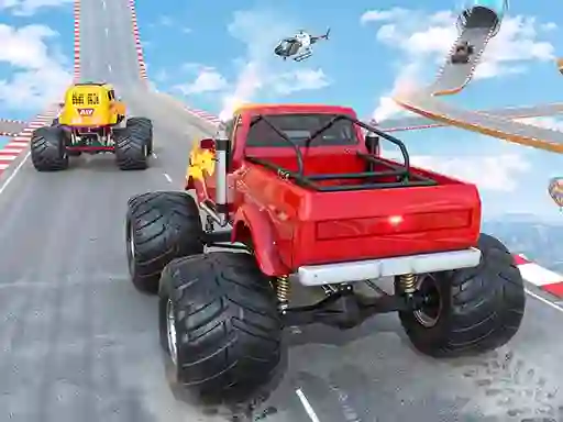 Jeu Mega Ramp Monster Truck Race en ligne