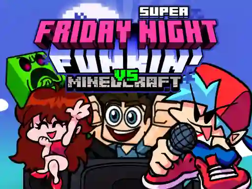 Jeu Super Friday Night Funkin Vs Minecraft en ligne