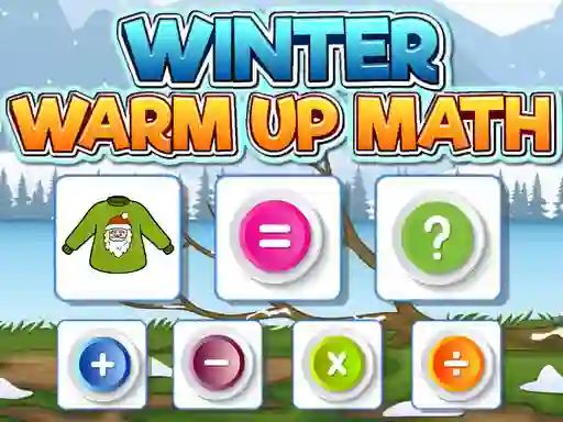 Jeu Winter Warm Up Math en ligne