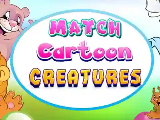 Jeu Match Cartoon Creatures en ligne