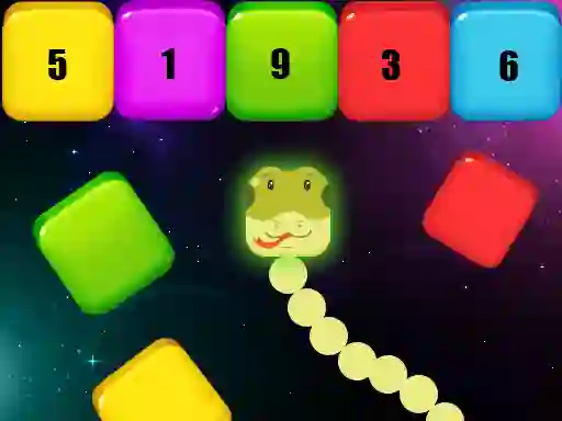 Jeu Snake Blocks and Numbers en ligne