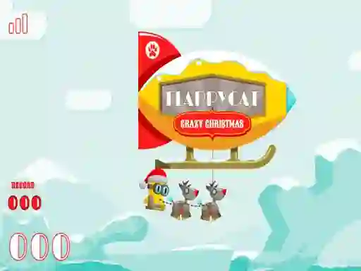 Jeu FlappyCat Crazy Christmas en ligne