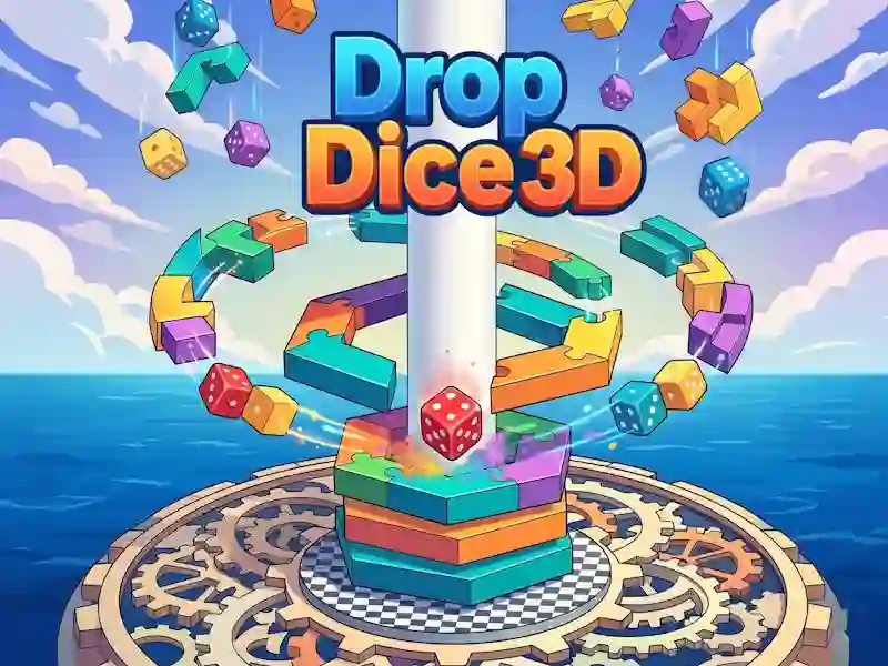 Jeu Drop Dice 3D en ligne