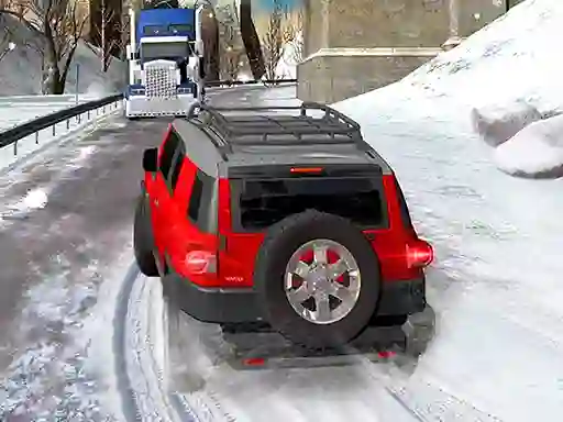 Jeu Heavy Jeep Winter Driving en ligne