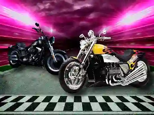 Jeu Motorbike Puzzle Challenge en ligne